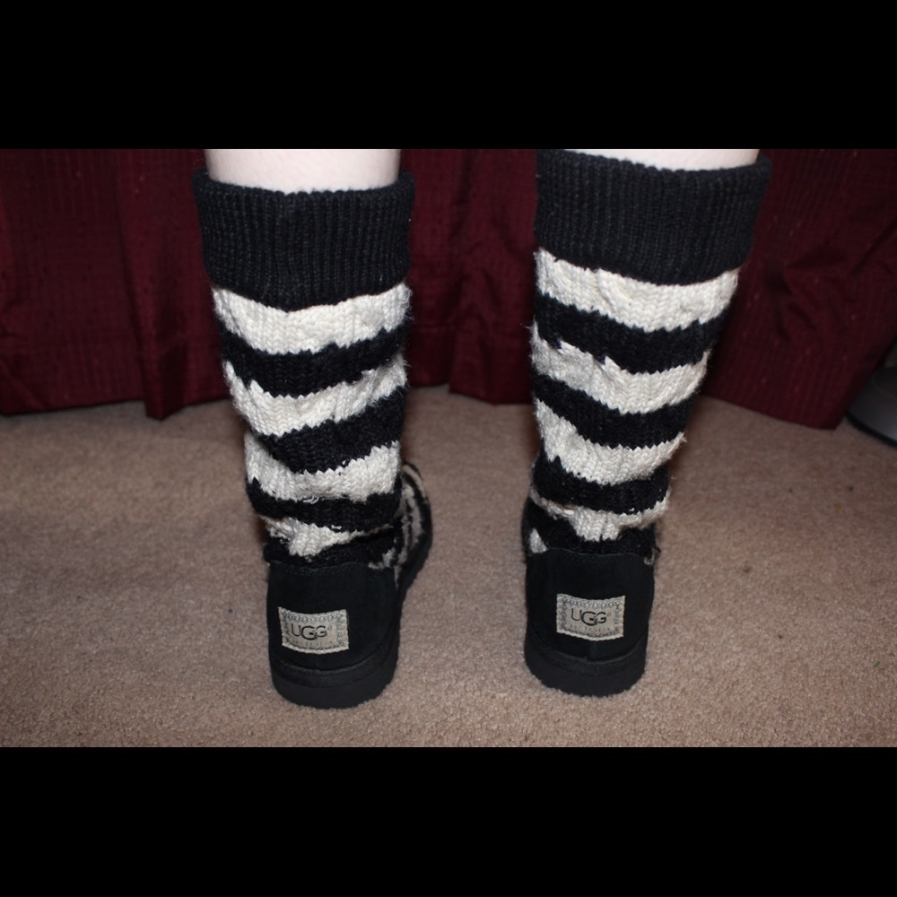 cable knit ugg boots